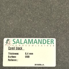 Bonded leather 1.0mm (33x150cm, Black)