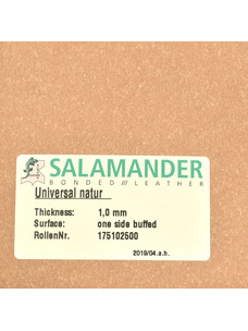 Кожкартон Salamander 0,8мм (33х150см, натур.)