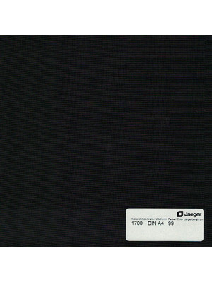 Киперный листовой материал Jaeger 1700 (чёрный, 0,14мм) Киперный листовой материал Jaeger 1700 (чёрный, 0,14мм)