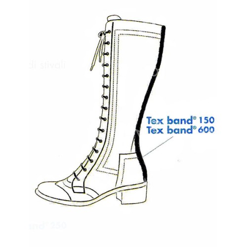 Reinforcements tape Tex-Band 600 15mm (Black)