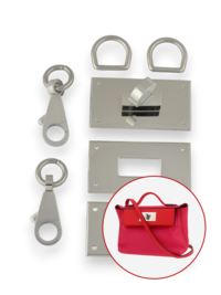 Комплект PRO фурнитуры для сумки 24/24 (хром)