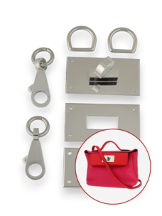 Комплект PRO фурнитуры для сумки 24/24 (хром)