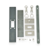 24/24 bag hardware Kit PRO (Chrome)