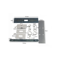 Комплект PRO фурнитуры для сумки 24 24 (хром)