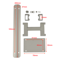Constance bag 24 hardware Kit PRO (Chrome)