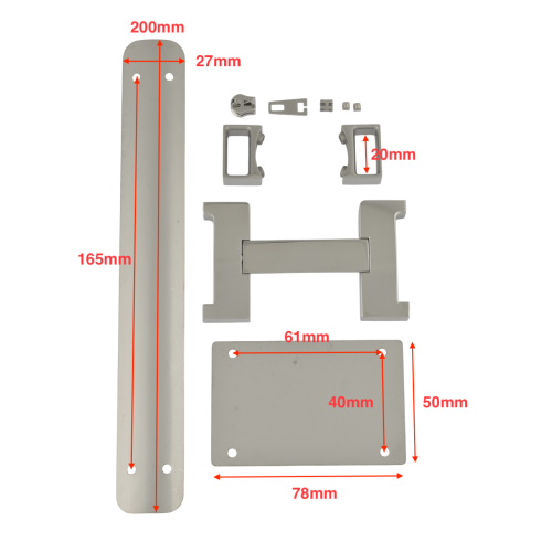 Constance bag 24 hardware Kit PRO (Chrome)