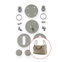 Комплект PRO фурнитуры для сумки Lindy 26 (хром)