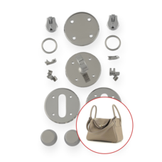 Комплект PRO фурнитуры для сумки Lindy 26 (хром)