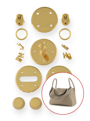 Комплект PRO фурнитуры для сумки Lindy 26 (золото)