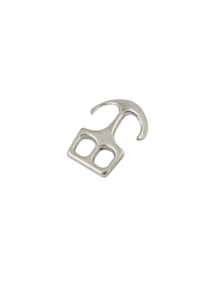 Застёжка для браслета Якорь (ст.серебро)