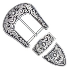 Buckle with loop "Floral Diablo" 38mm