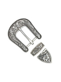 Пряжка со шлевкой 25мм "Цветок"