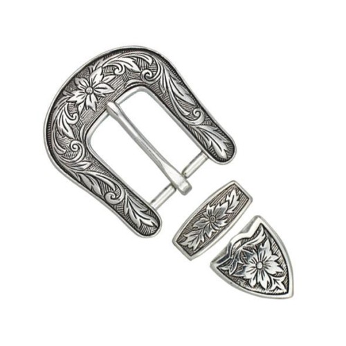 Buckle with loop "Floral Beumont" 25mm
