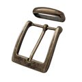 Buckle ZAC-2045 35mm with loop (Antique Brass)