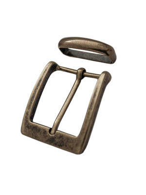 Пряжка ZAC-2045 со шлевкой 35мм (ст.латунь) Пряжка ZAC-2045 со шлевкой 35мм (ст.латунь)