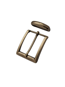 Пряжка ZAC-5070 со шлевкой 30мм (ст.латунь)