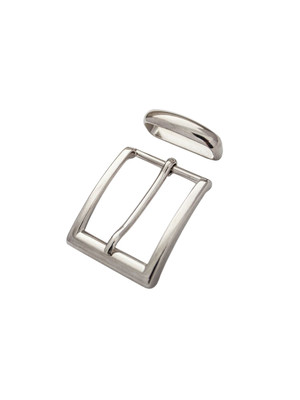 Пряжка ZAC-5070 со шлевкой 30мм (никель)