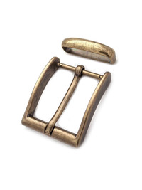 Пряжка ZAC-7869 со шлевкой 40мм (ст.латунь)
