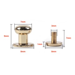 Colar button Wuta 7mm (Stainless)