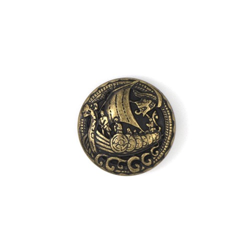 Concho Viking Drakkar (Antique Brass)