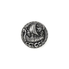 Concho Viking Drakkar (Antique Silver)