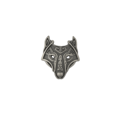 Concho Viking Wolf (Antique Silver)