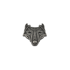 Concho Viking Wolf (Antique Silver)