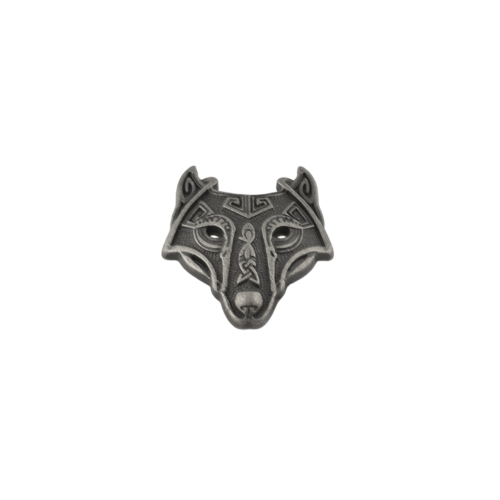 Concho Viking Wolf (Antique Silver)
