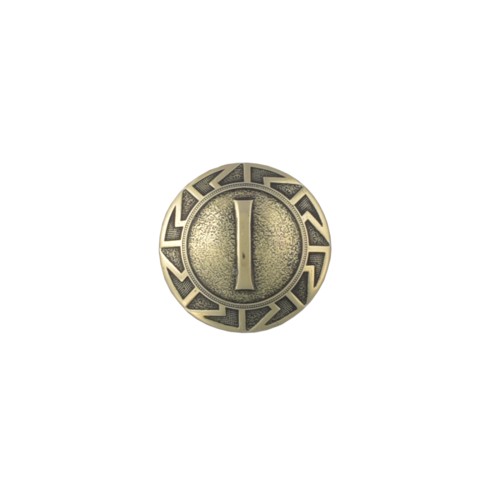 Concho Runes Isa (Brass)