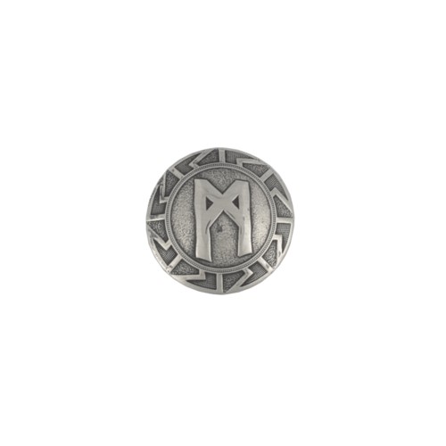 Concho Runes Mannaz (Nickel)