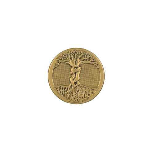 Concho Pair Tree (Brass)