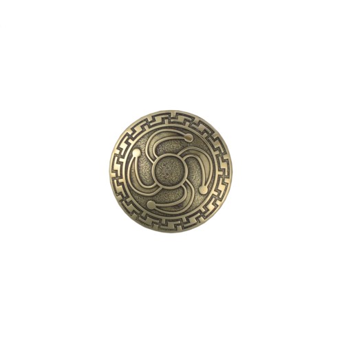 Concho Runes Family Sign (Brass)