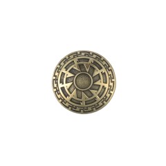 Concho Runes Wolf hook (Brass)