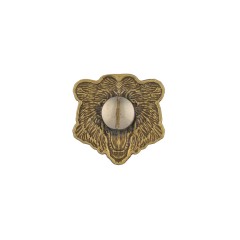 Concho Bear (Brass, Silhouette)