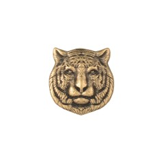 Concho Tiger (Brass, Silhouette)