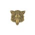Concho Wolf (Brass, Silhouette)