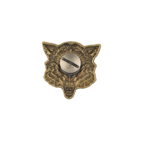 Concho Wolf (Brass, Silhouette)