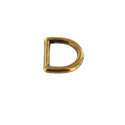 D-Ring BG-010 16mm (Antique Brass)