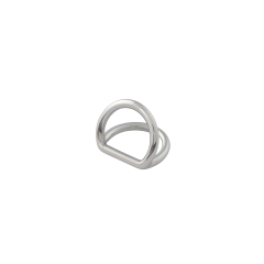 Double D-Ring Kelly 12mm (Chrome)
