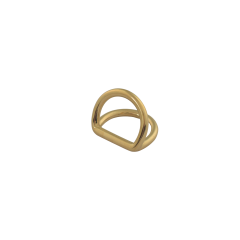 Double D-Ring Kelly 12mm (Gold)