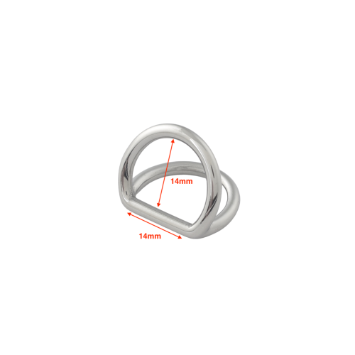 Double D-Ring Kelly 14mm (Chrome)