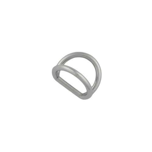 Double D-Ring Kelly 12mm (Chrome)