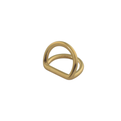 Double D-Ring Kelly 14mm (Gold)