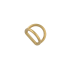 Double D-Ring Kelly 14mm (Gold)