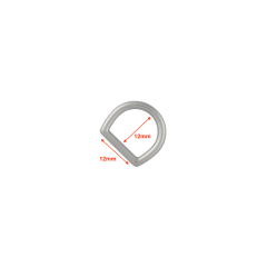 D-Ring Kelly 12mm (Chrome)