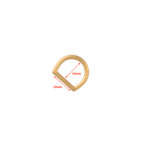 D-Ring Kelly 12mm (Gold)
