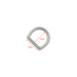 D-Ring Kelly 14mm (Chrome)
