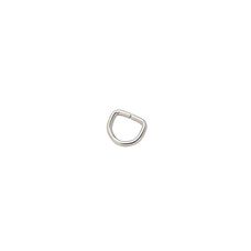 D-ring 10mm (Steel,Nickel)