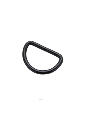 Полукольцо 32х19мм (сталь,чёрный) Полукольцо 32х19мм (сталь,чёрный)