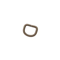 D-ring 16x12mm (Steel,Antique)